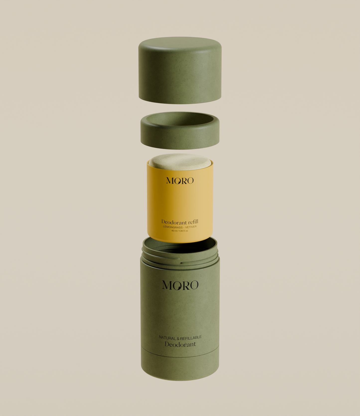 Refillable Natural Deodorant