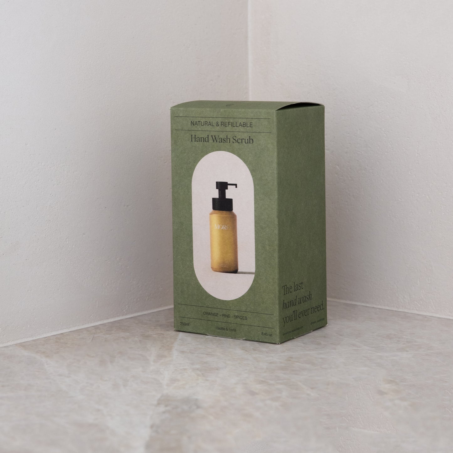 Hand wash scrub